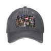 Kyle Alessandro Jeans-Kappe Lässige Baseballkappen Verstellbarer Hut Sommer Unisex Baseballkappen