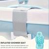 1pcs Bath Pillow Cushion with Anti-Slip Bathtub Seat Pad for Adults Eco-Friendly Bathing Mat & Shower Accessories