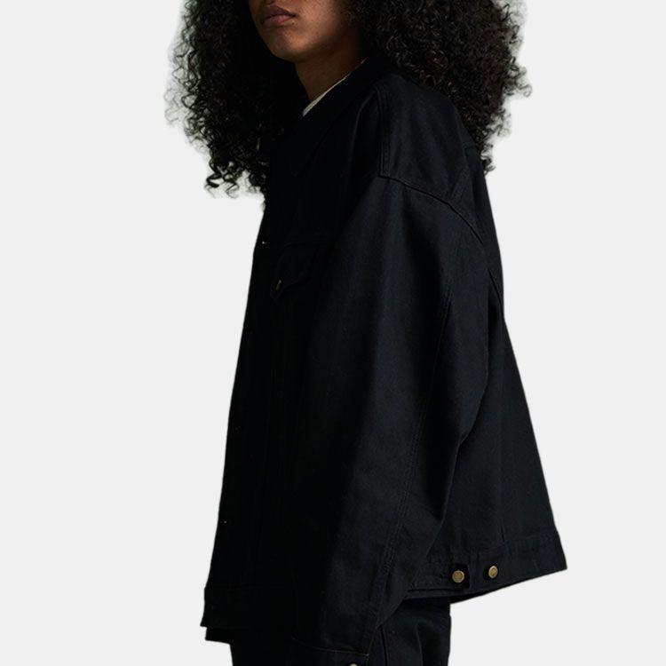 Fear of God Essentials FW23 Denim Jacket 'Jet Black' Men's 202BT234270F