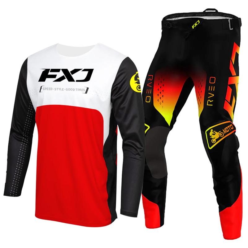 Motokroso pavarų komplektas vaikams 4 5 6 7 8 9 10 11 12 13 metų Jaunimas vaikas Motociklas berniukas Mergaitė Jersey Pant Kits lenktyninis kostiumas Visureigis Enduro MX MTB
