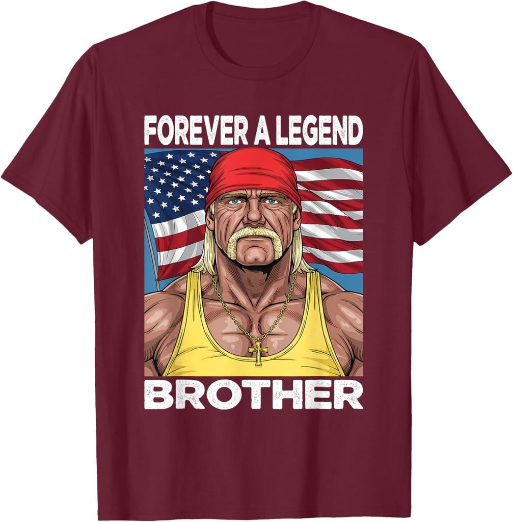 Hogan America US Forever a Legend Brother Unisex T-Shirt