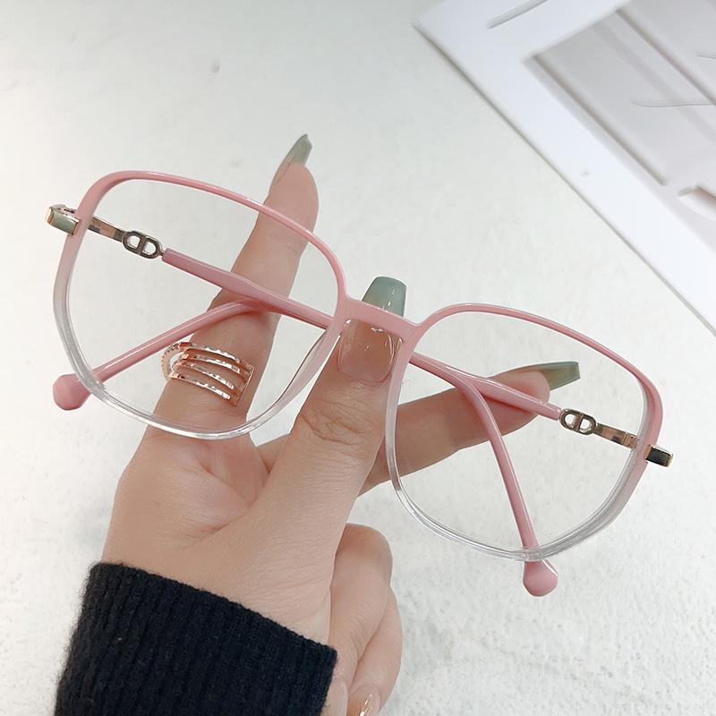 Anti-Blue Light Glasses Metal Square Eyewear Women Men Simple Luxury Eyeglasses Blue Light Blocking Man Lady Computer Eyeglas