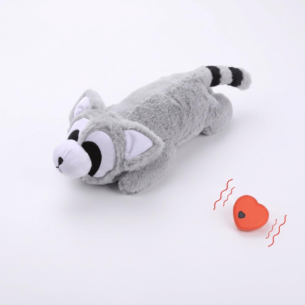 Heartbeats Simulator Sleep Aid Doll Calming Heartbeats Sound Pet Plush Doll Dog Plush Toy Dog