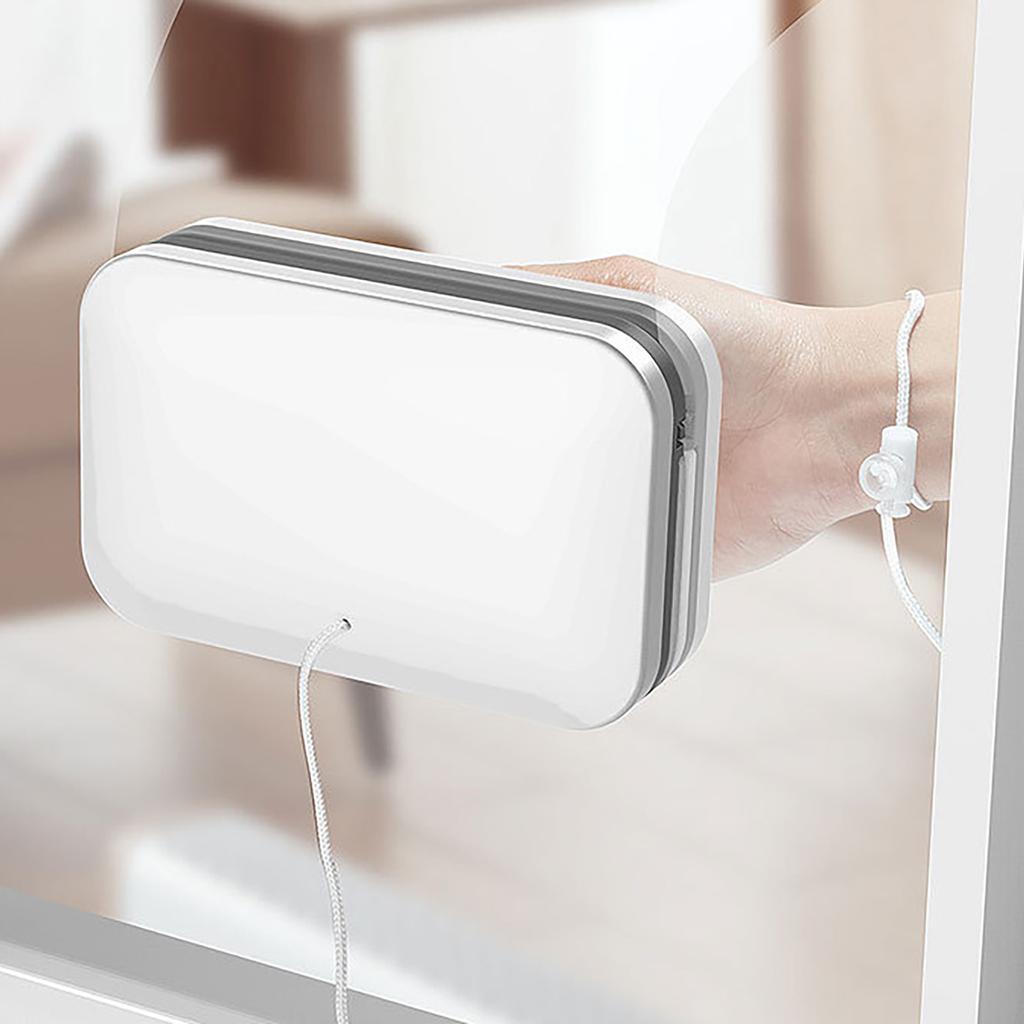 Magnetisches zweiseitiges Fensterreiniger-Werkzeug für die Glasreinigung zu Hause mit ergonomischem Griff und einstellbarer Dicke für verschiedene Glasoberflächen