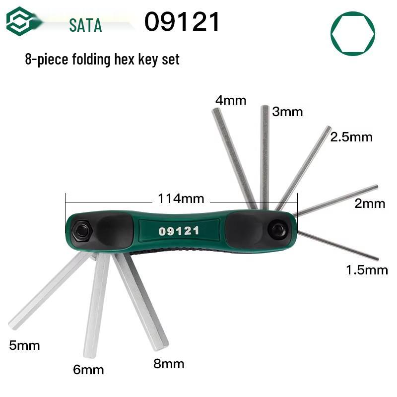 SATA Extra Long Hex & Torx Wrench Set with Ball & Flat Heads