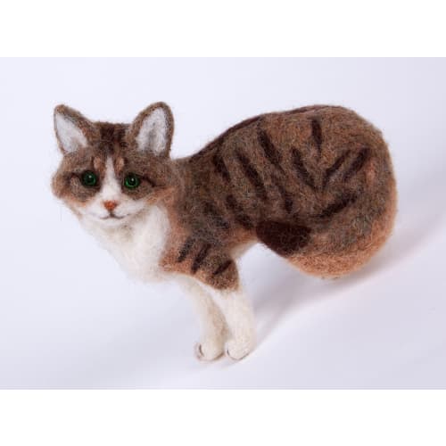 Hamanaka Felt Kit Real Animals Made with Felt Crafts Norwegian Forest Cat H441-465