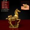 China Chinese Folk Fengshui Brass Horse On Wealth Fly Statue Sculpture Statues for Decoration Collection Ornaments
