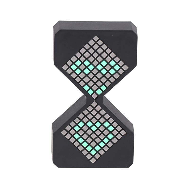 Led Electronic Hourglass 1-30 Min Timer With Gravity Sensing Diy Digital Sand Clock Technology Sense Home Decoration зелёный
