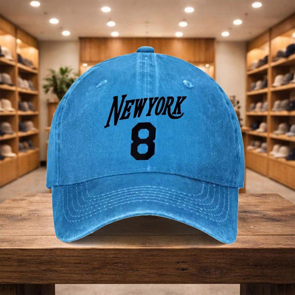 pc New York Baseball Cap for Men Women Adjustable Snapback Hat with Iconic Design Lightweight Unisex Sandwich Cap Suitab