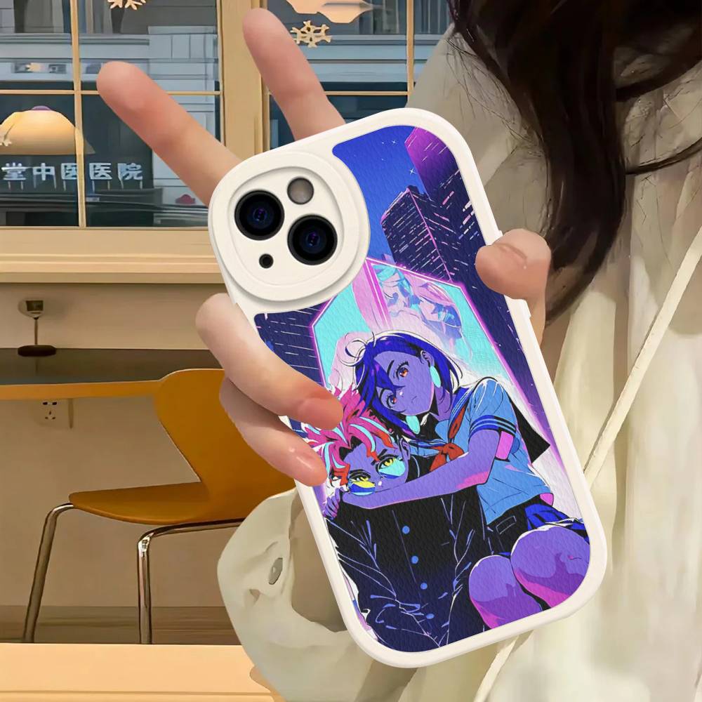 

FUNNY DAN DA DAN Leather Phone Case For IPhone 16 16e 15 14 13 12 11 Pro Max Plus Mini Cover iPhone 15 pro