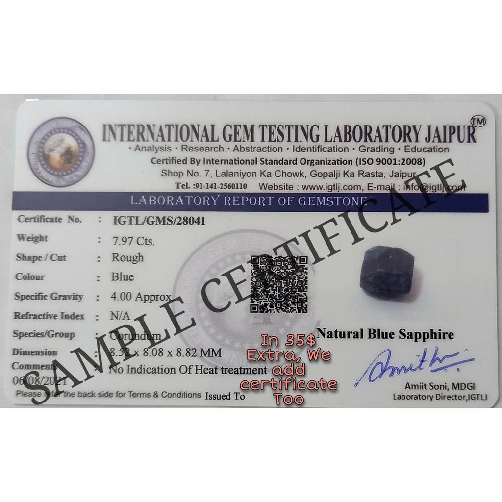 Natural Untreated Ceylon Blue Sapphire 100 Ct Loose Gemstone Rough