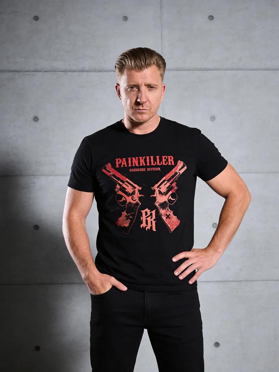 

Revolver print T-shirt 4XL