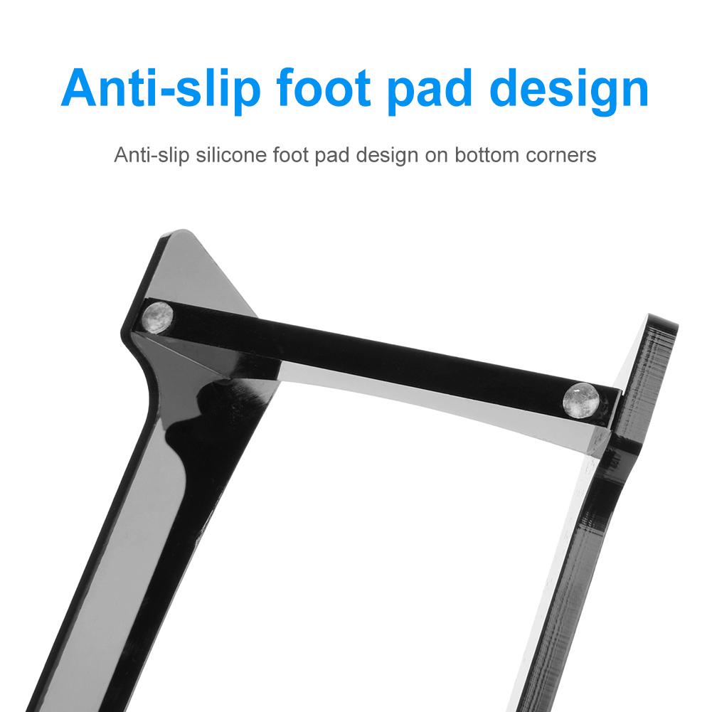 Desktop Speaker Stand Wear Resist Acrylic Speaker Holder Non-Slip Sound Box Storage Base Speaker Accessory
