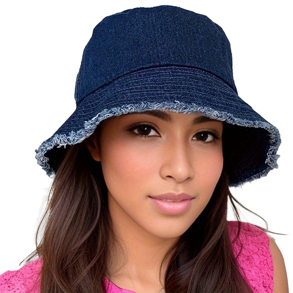 Summer Outdoor Fisherman Hat UV Protective Wide-brimmed Hat Fashionable Trendy Imitate Cowboy Big Eaves Hat Sunscreen Cap