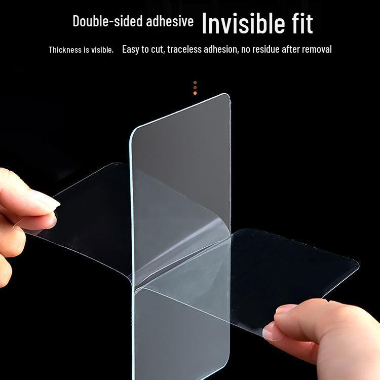Thick Transparent Double-Sided Nano Tape – Strong, No-Trace, Reusable, Nail-Free Wall Adhesive