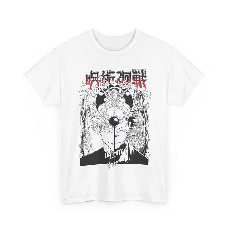 Jujutsu Kaisen Anime Gift Tee Shirt Yuji Megumi Nobara TShirt White S