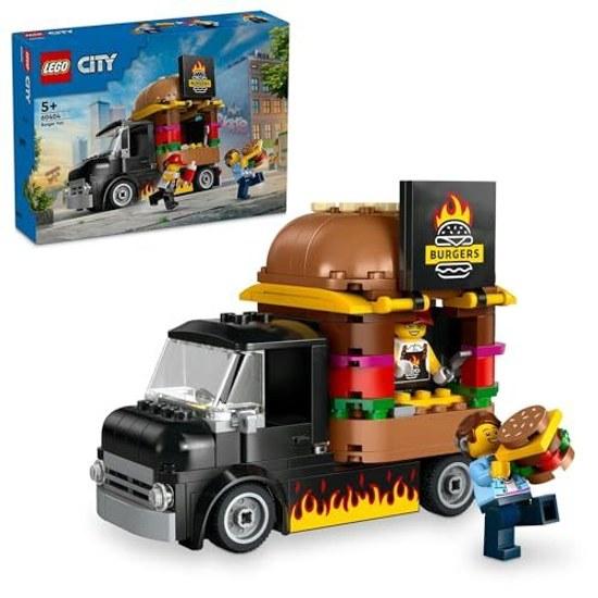 LEGO City Burger Truck Toy Block Educational Gift Boys Girls Children 5 Years Old 6 7 8 Vehicle Car Miniature 60404