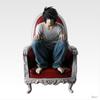 18CM L Lawliet Figure DEATH NOTE Chair Sitting Position Anime Desktop Crafts Golf Model Toy Gift Collection Ornaments PVC