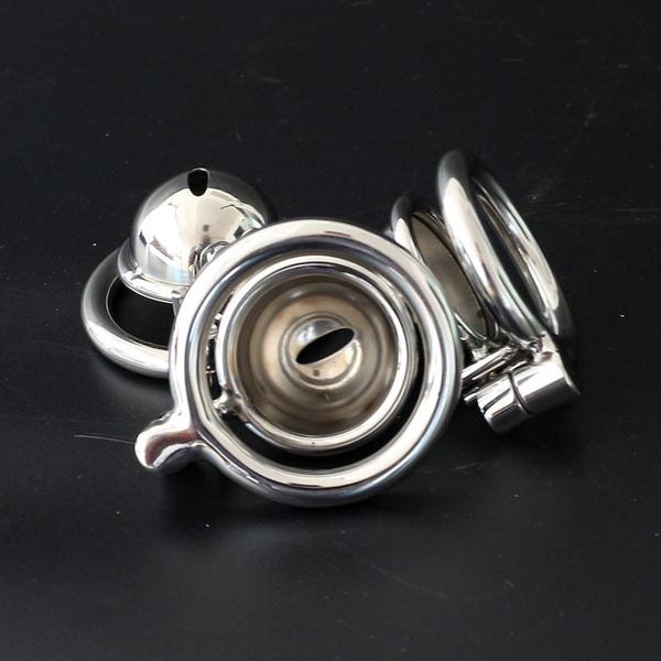Petite Cage à Cock en Acier Inoxydable