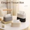 Wooden/Plastic Cover Tissue Box with Lid Large Opening Facial Tissue Holder  Toilet