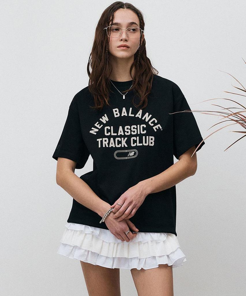 Nyuballanseu Nbnegco217 / Uni Track Club Short Sleeve Tee (Black)