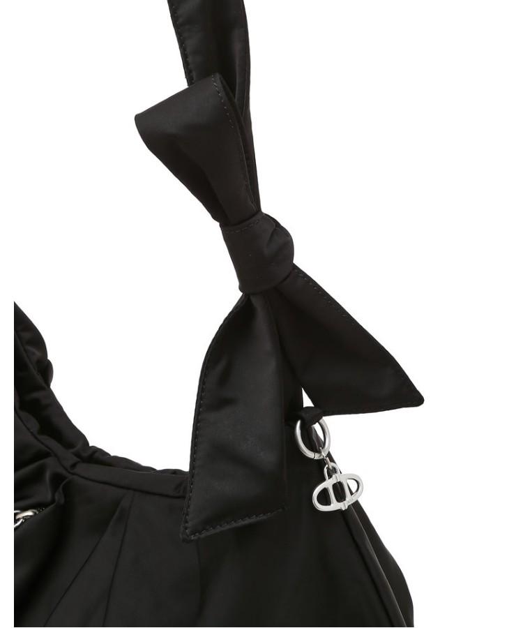 Athe Vanessabruno Black Drape Shoulder Bag Aaba6F980Bk