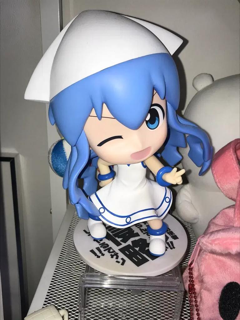 Invasão! Figura clássica fofa de uma garota lula Usada