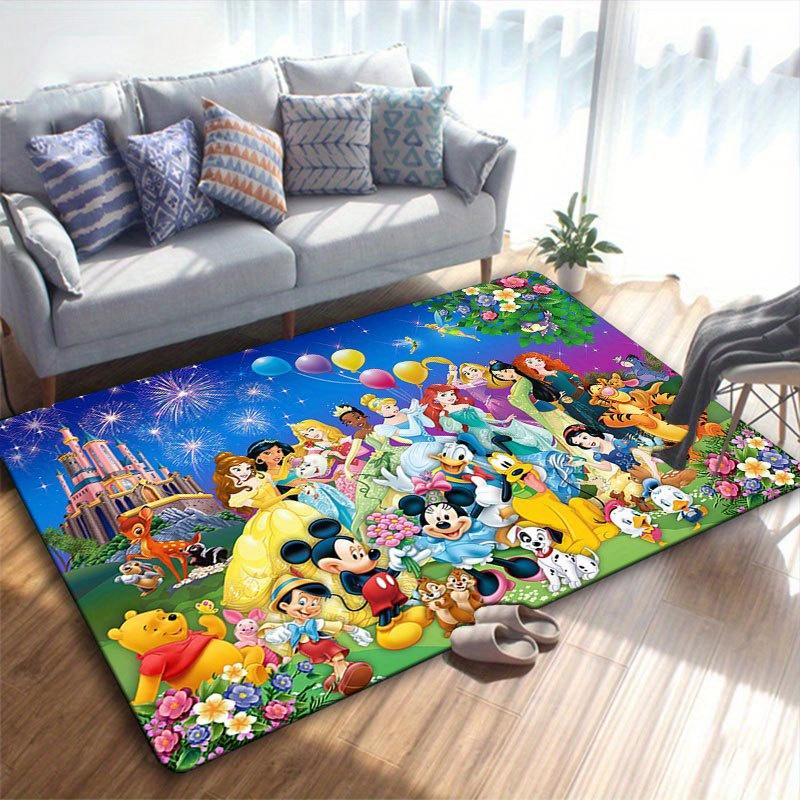 1pz Tappeto Disney Topolino e Minnie Tappeto da Area Tappeto Antiscivolo Lavabile a Mano Tappetino per Pavimento Adatto per Soggiorno Camera da Letto Arredamento Casa