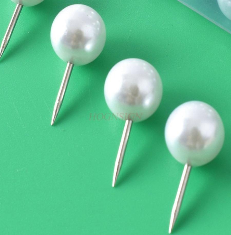 100pcs Creative transparent H-shaped nail, round head nail, small head nail, graphic designer, nail photo, wall, soft wood board