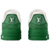 LOUIS VUITTON Trainer Cow Leather Low top Skateboard Shoes Men's Green 1AHTKY