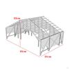Hangar Model Kit Cut Building OpenFrame for Hobbyists, Dioramas, Displays