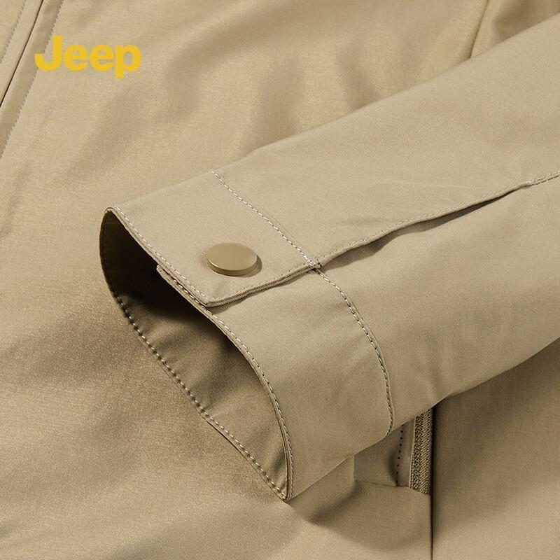 JEEP Men's Spring Autumn Lapel Business Jacket