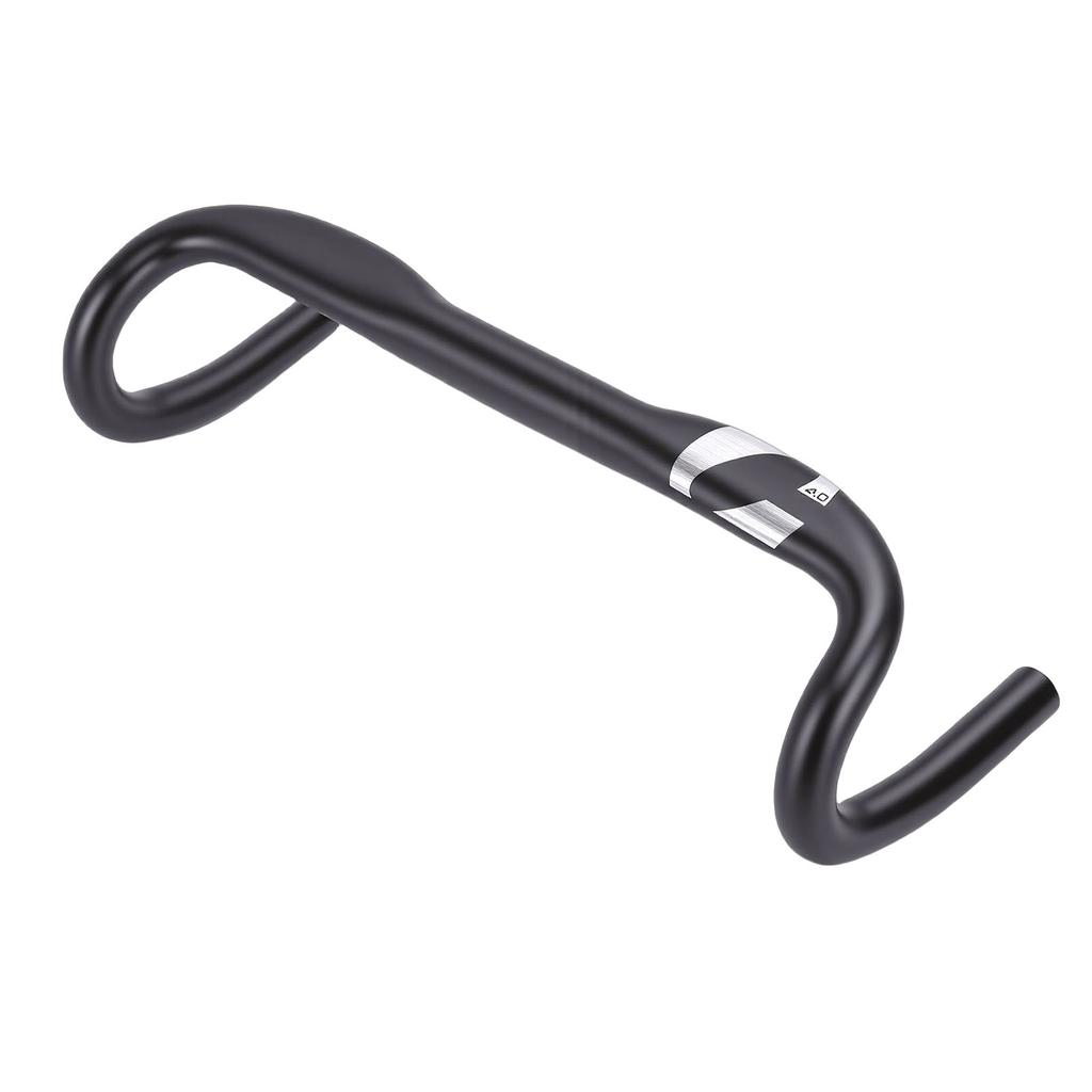 Ghidon Curbat Bicicletă de Șosea 31.8x420mm Finisaj Mat Aliaj de Aluminiu Ghidon Bicicletă de Șosea pentru Bicicletă de Curse pe Șosea