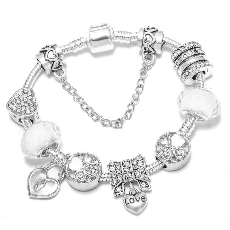 1/16cm 21cm Luxury Cutterfly Snake Chain Bracelet DIY Jewelry Gift For Women Men 41 Styles Trendy Fashion