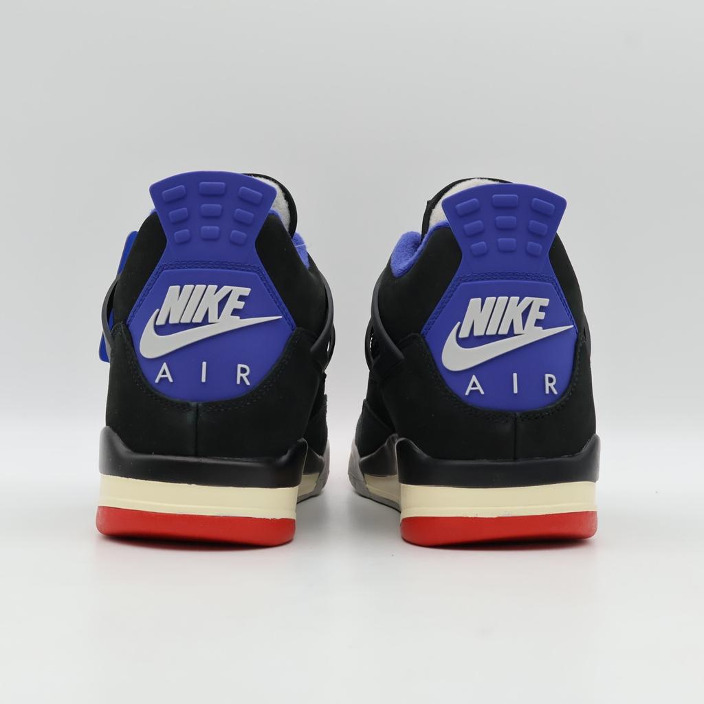 FV5029-003 Nike Air Jordan 4 Rare Air Weiße Schriftzüge Schwarz Feuerrot (Herren)