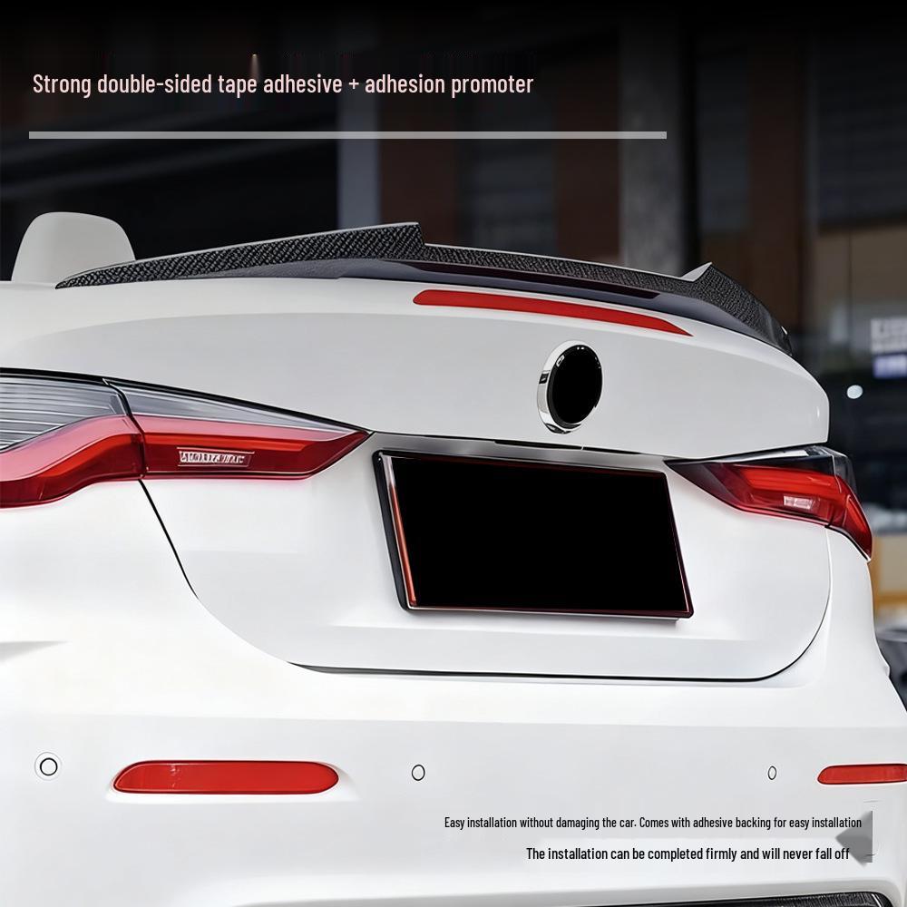 BMW 4 Series G22 M4 Style Rear Spoiler, No-Drill Install (2021+)