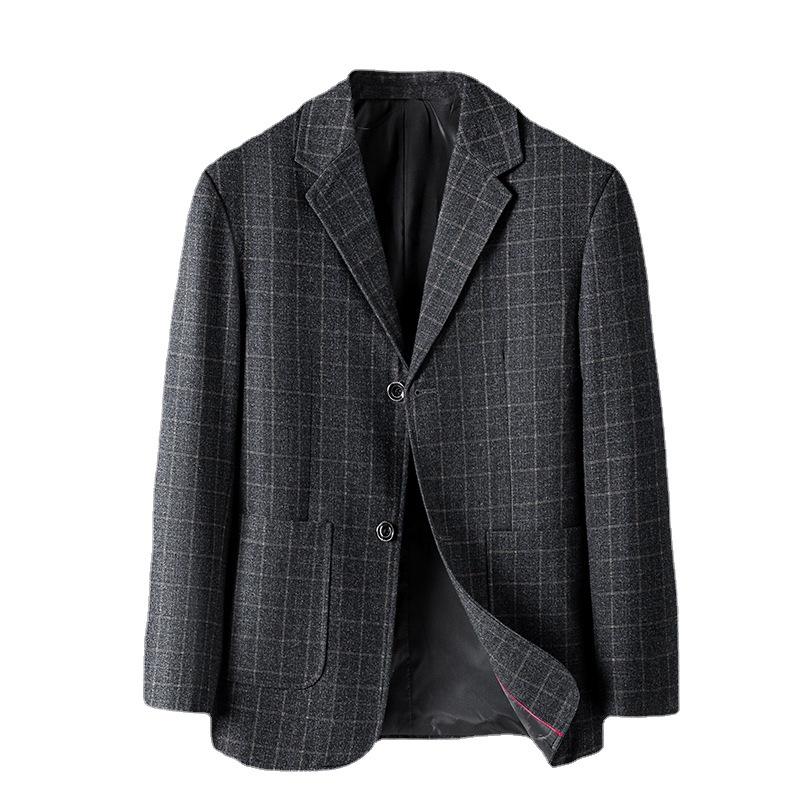 Spring and Autumn Men's Suit New Young Leisure Solid Color Korean Version Two-button Small Suit Jacket