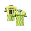 Individuelles Australien Fußballtrikot Personalisiert mit Name Nummer Atmungsaktives V-Ausschnitt Fußballteam Trikot für Herren Jugend Damen