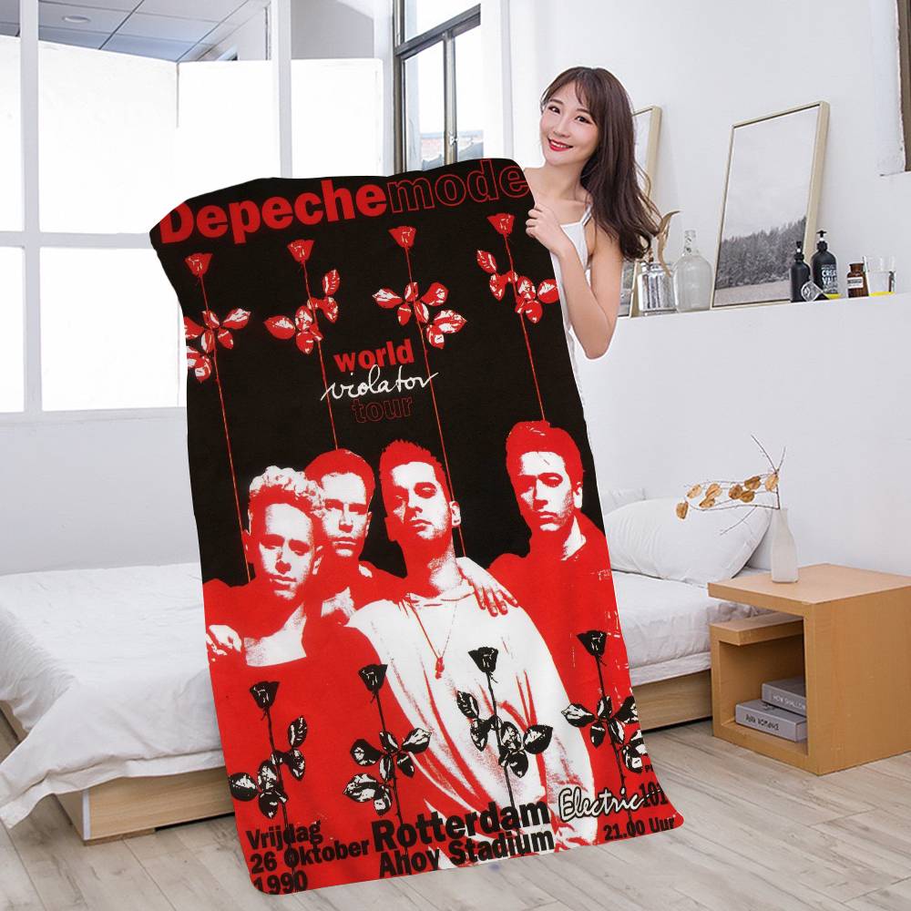 Depeche-Mode Singer Star Microfiber Beach Towel Absorbent Quick Dry Soft Yoga Swimming Resort Mountain Climbing Towel