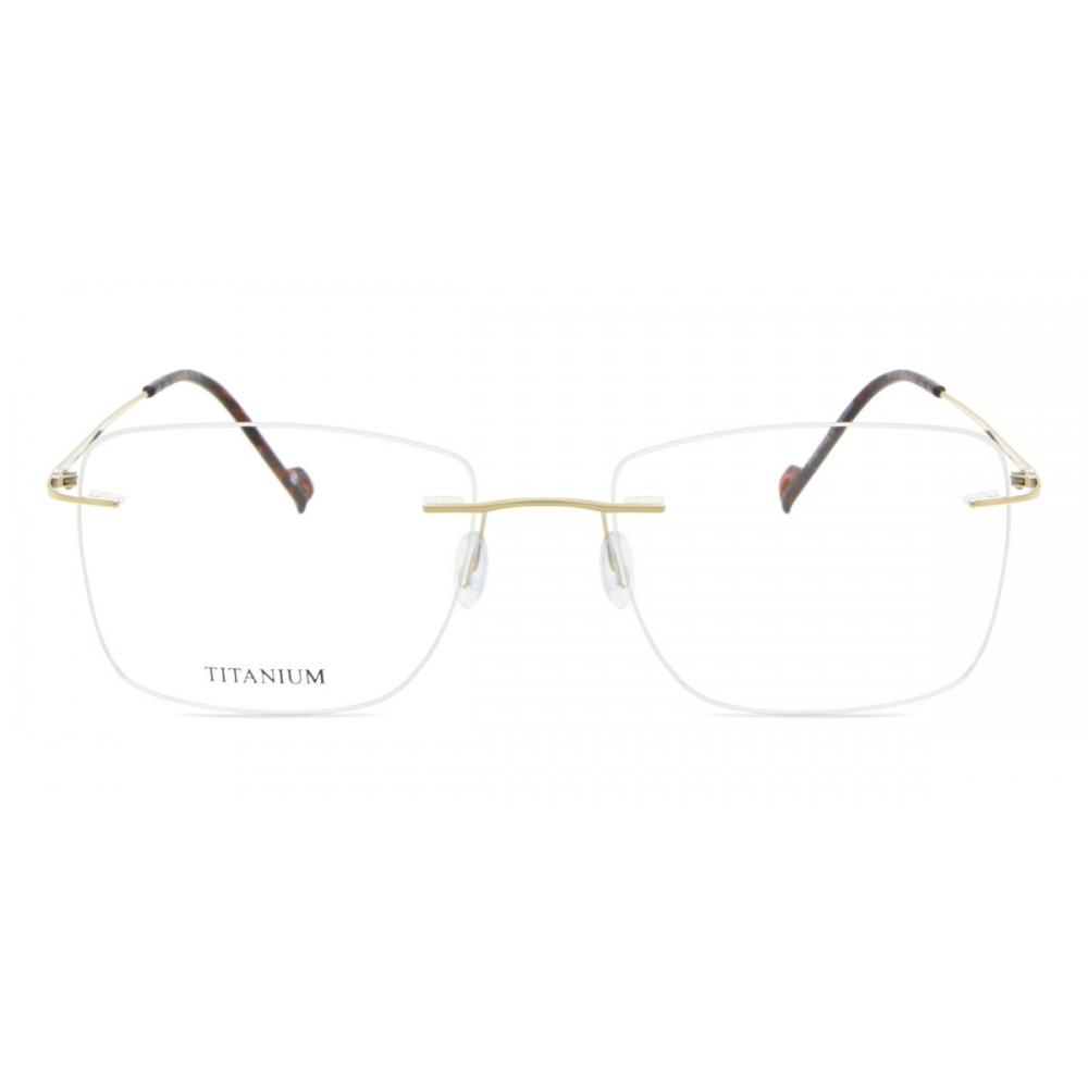 

Rimless Rectangle Shiny Gold SmaRtbuy Collection Henny Rt 009 C1 Fashion Unisex Eyeglasses Shiny Gold/56