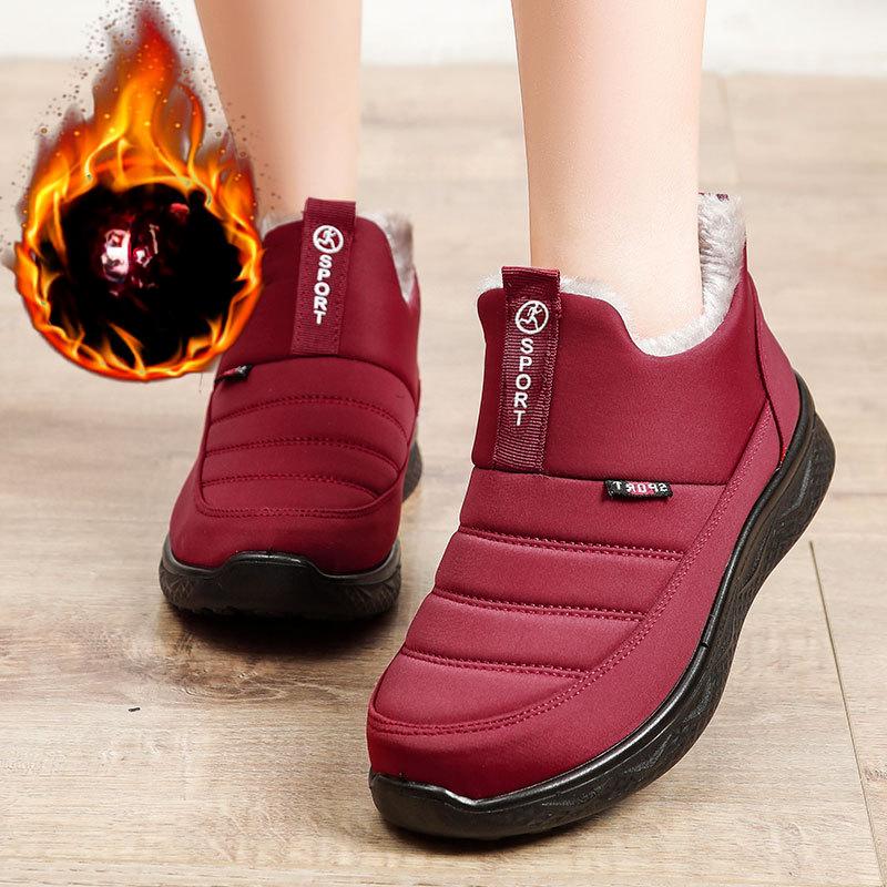 Snow Boots Women 2025 New Arrival Ladies Shoes Platform Shoes Woman Flat Keep Warm Boots Ladies Casual Plush Winter Shoes Women