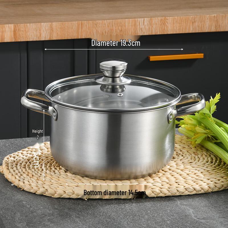 Lilang Stainless Steel Induction Soup Pot