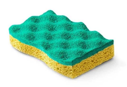 Vileda Viscose Dish Sponge Glitzi Always Clean 2 Pcs - Bhp Hic 9235