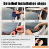 Front Upper Windshield Moulding Seal 51317166841 51317027077 Compatible with BMW E60 E61 525i 530i 545i 550i M5 2001-2010
