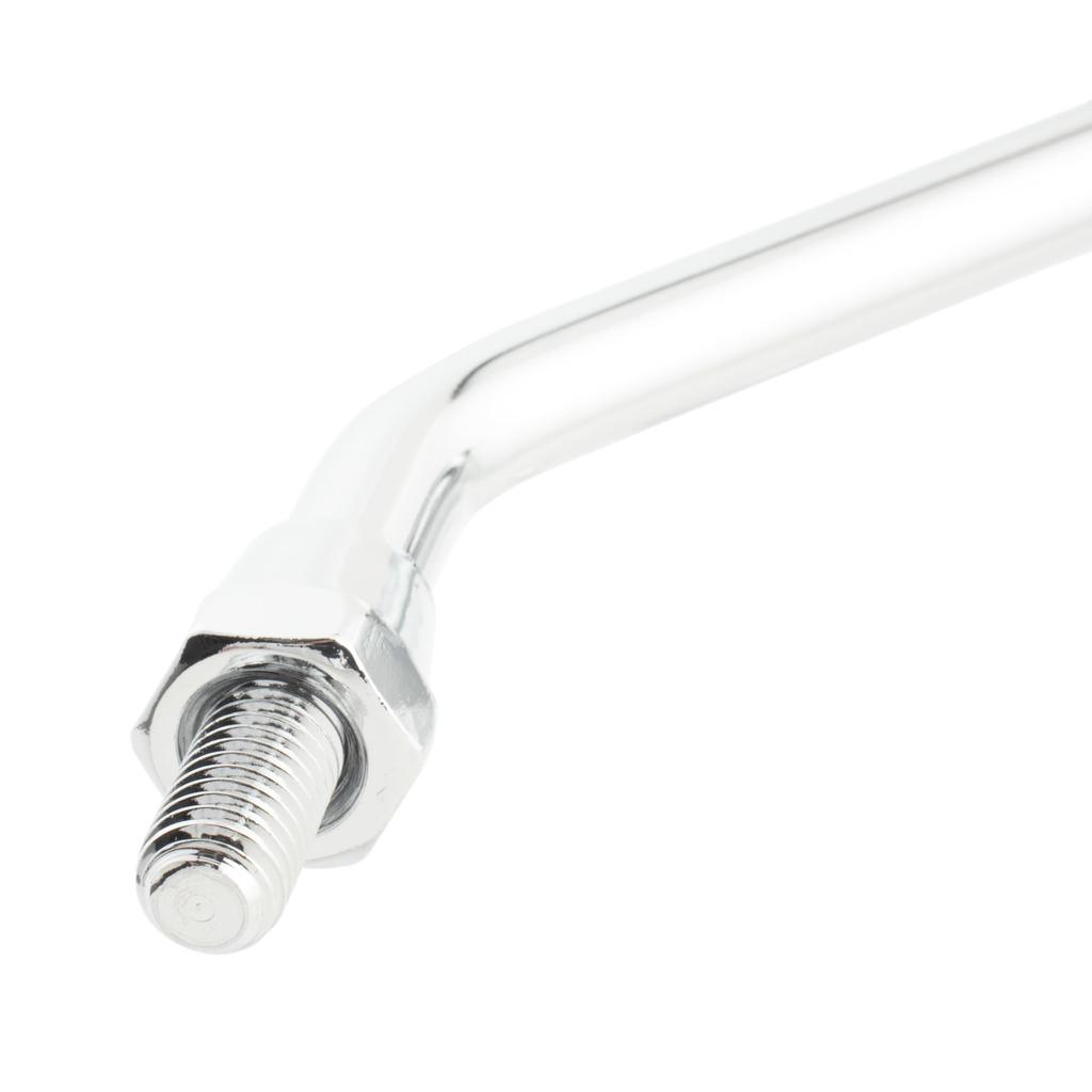 Kijima Motorcycle Parts Right 8mm Mirror Chrome Mirror, Rock-Paper-Scissors, Scissors, Side, Bolt, Finish, 76, Universal, Plated, 203-8026