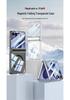 Samsung Z Flip 8 Case: Transparent, Magnetic, Wireless Charging, Soft Airbag Design, Solid Color.