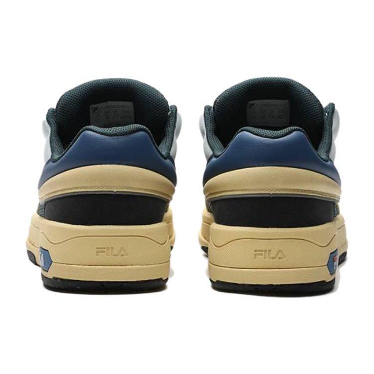 Fila Retro Skate Shoes Yellow Teal Silver Unisex F12M334201FDI