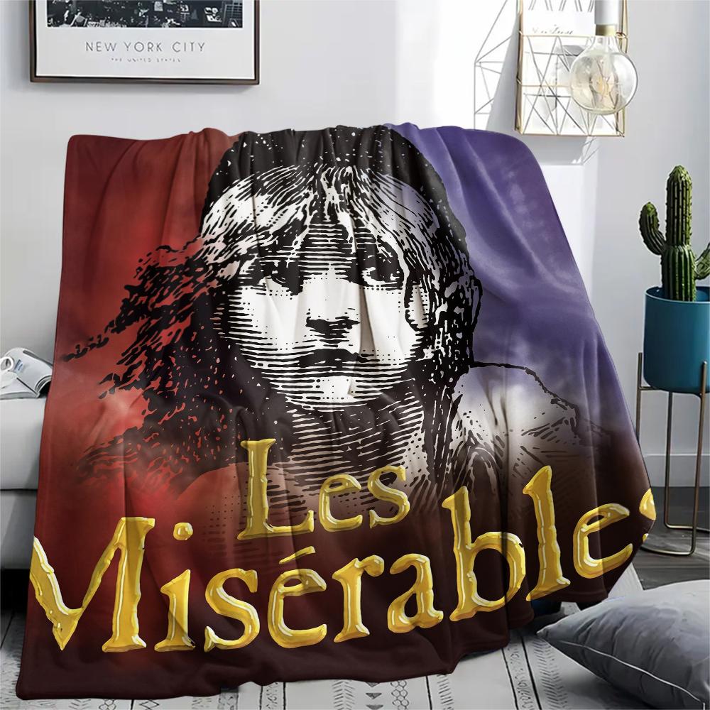 

Les Misérables,pattern Flannel Blanket, High quality Comfortable for All Seasons, Home Decor, Warmth and Comfort, Perfect for Gifts. 80cm x 120cm