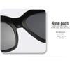 Unisex Polarized TR Clip-On Glasses Set - Trendy, Large Frame Sunglasses for Driving