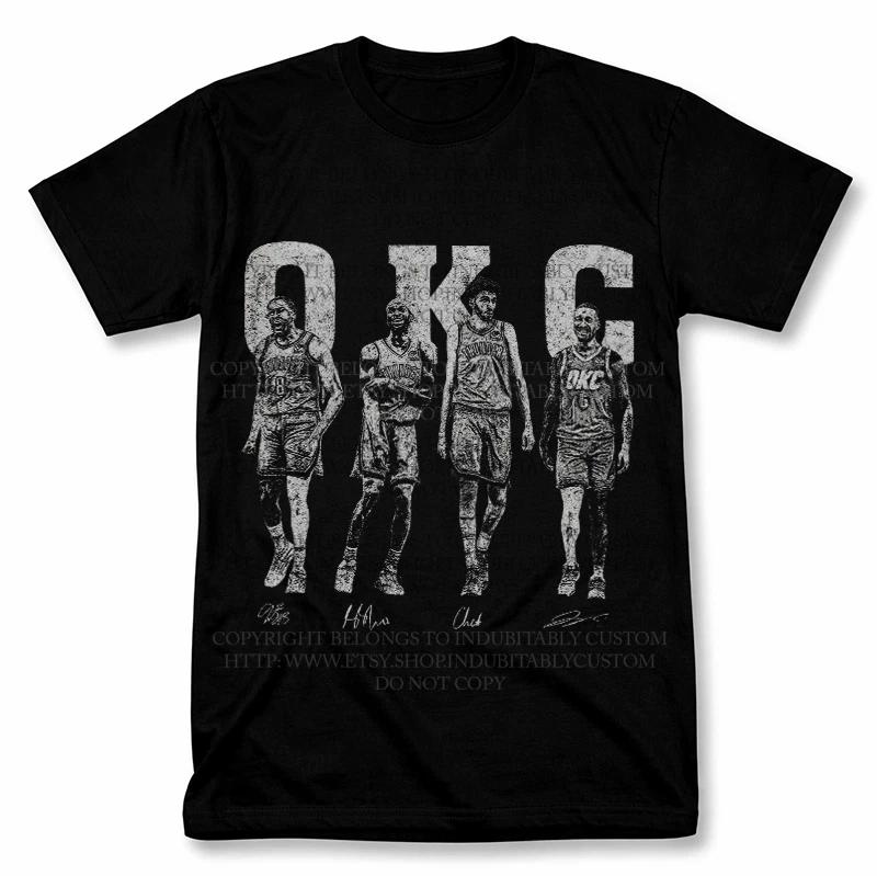 Shai Gilgeous-Alexander OKC Graphic T Shirt Vintage Oklahoma Basketball Tee